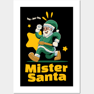 Mister Santa Christmas Posters and Art